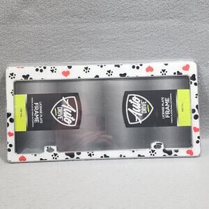 Metal License Plate Frame Auto Drive PAW PRINTS Walmart 2019 NEW Factory Sealed